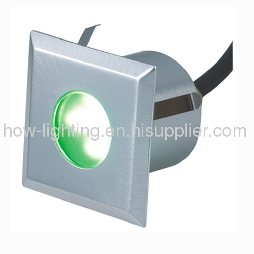 0.5W-1.5WLED Recessed Light IP65 with Square Shape Easy Installation