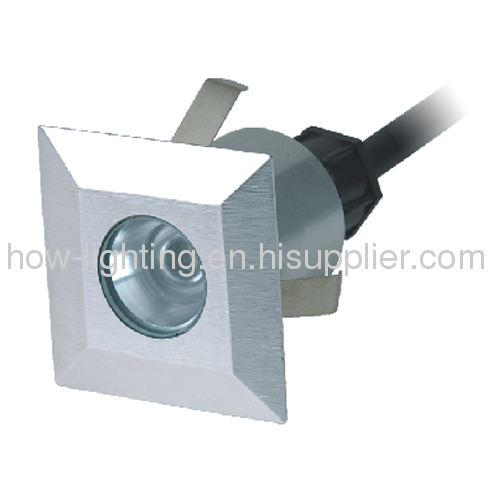 1W LED Recessed Light IP65 with Square Shape