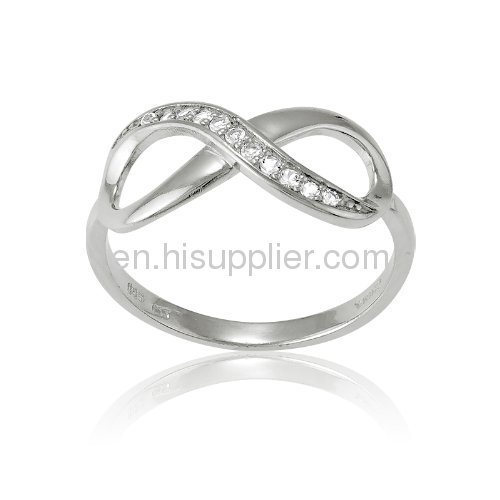 Wholesle 925 Sterling Silver Infinity Ring For Women Cheap