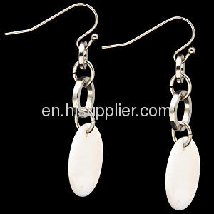 New Products For 2013 White Mother Of Pearl Sea Shell Earrings