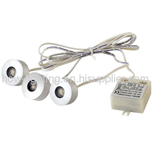 1W Constant Current 350mA Aluminium LED Downlight IP20