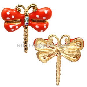 Cute Enamel Stud Earrings,Dragonfly Earrings Cheap