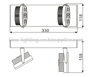 9W-36W LED Downlight IP20 with Different Combination