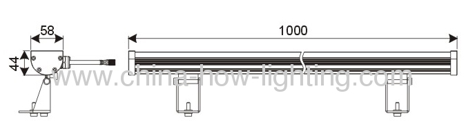 28W Aluminium LED Strip Light IP65 with Luxeon Rebel