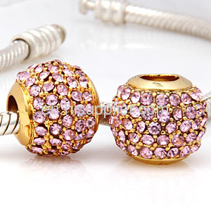 New China Cheap Swarovski Crystal european Bead For european Bracelets