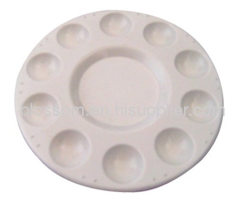 Plastic promotional flower Palette drawing plastic palette with PP material