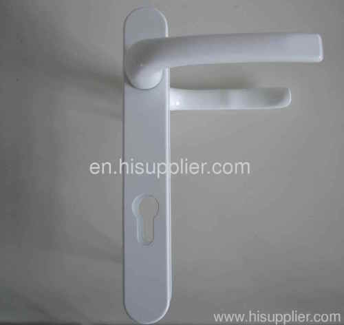brushed, screen polished, PVD handles