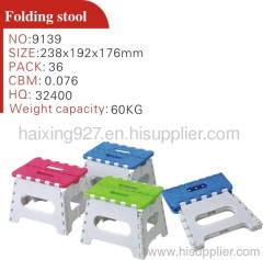 Plastic fold stools