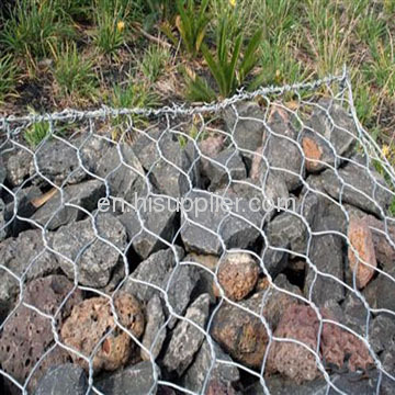 Stone gabion cage