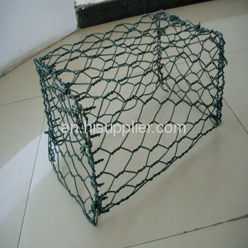 pe coated Gabion cage