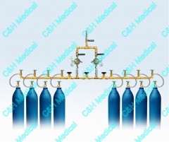 Dual Line Manual Medical Gas Manifold System for Medical Gas Pipeline System