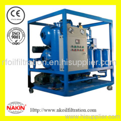 Double Stages Transformer Oil Filtration machine