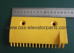 LG escalator -Right Comb 159x90x90 17 teeth yellow plastic