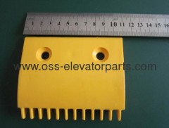 LG escalator -middle Comb 108x90x60 12 teeth yellow plastic