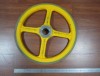 Sigma escalator ESC handrail drive wheel D458mm D1=430mm (w/o rubber) d=45mm H=34mm