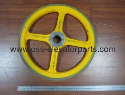 Sigma escalator ESC handrail drive wheel D458mm D1=430mm (w/o rubber) d=45mm H=34mm