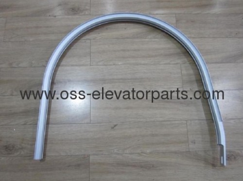 Sigma SCE aluminum curved balustrade guide L=1740mm, H=55mm