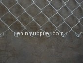 galvanised chain link fence
