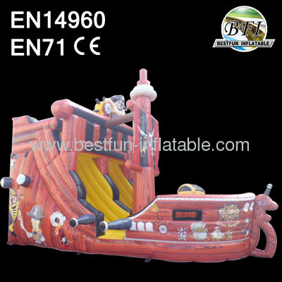 Pirate Ship Inflatable Slides