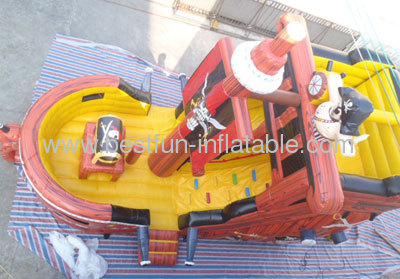 Pirate Ship Inflatable Slides