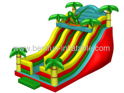 Dino Sun Inflatable Slides