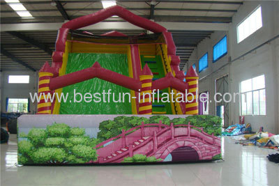 Girl Inflatable Tale Slides