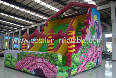 Girl Inflatable Tale Slides