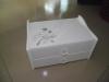 White acrylic drawer boxes