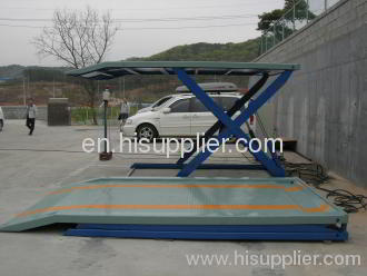 Scissor parking lift