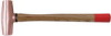 mallet copper hammer with wooden handle