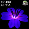 Giant Lighted Inflatable Flower For Stage Decoration