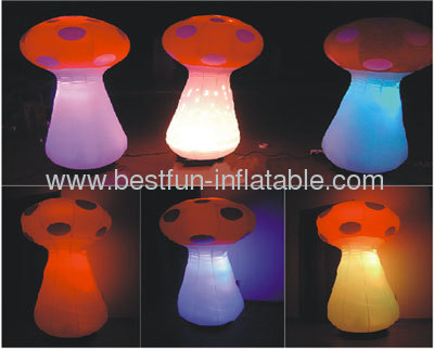 Creative Lighted Inflatable Mushroom Decor