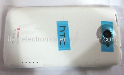 HTC One X (AT&T) Back Housing Cover with Side Keys -White