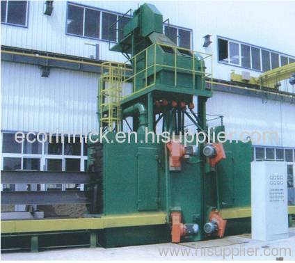 Pass Through Type Steel Structure Shot Blasting Machine