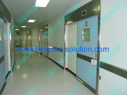 medical hermetically sealed sliding doors for hospital