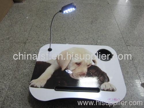 New design dog and cat with led light cartoon laptop cushion sell well