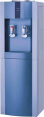 cold and hot water dispenser with compressor