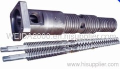 twin screw barrel for pvc extrusion machine