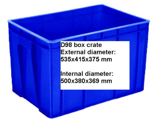 D98 box crate