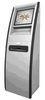 ZT2881 Information & Internet Lobby Kiosk with Metal Keyboard, A4 Printer