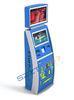 ZT2188 Dual Display Hotel Lobby Check - In Kiosk with Large Screen Advertisement