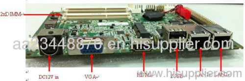 24-bit LVDS+VGA+HDMI embedded motherboard (pcm3-2800em)