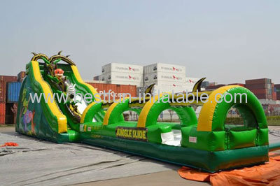 Giant Inflatable Jungle Water Slide