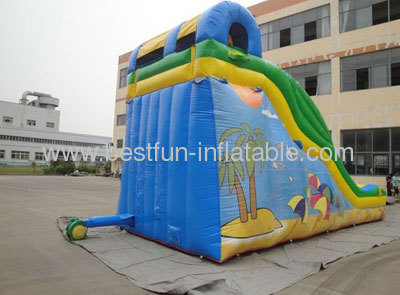 17' Inflatable Wet Slide For Sale