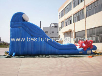 Single Lane Commercial Inflatable Kahuna Slides