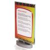 Rotary tabletop menu stands