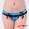 Transparent new style satin&lace sexy T-back,G-string,lady's Thong