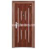 New Mahogany Decorative Storm Steel Single Doors