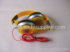 Monster beats by dr.dre solo HD with high definition on-ear headphones 7 colors--yellow