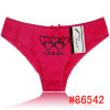 Love heart panties Cheap cotton brief stretched cotton hipster stock underwear